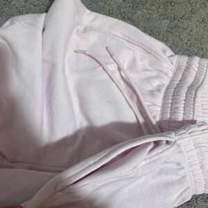 H&M light/baby pink cuffed sweatpants